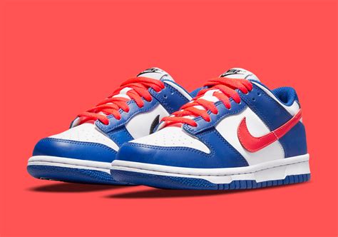 nike dunks royal red|Nike dunk low shoes.